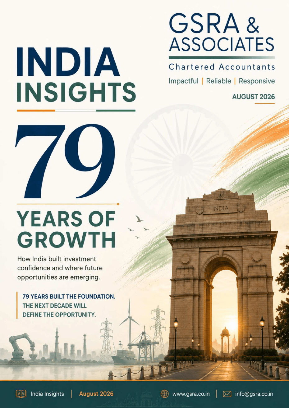 India Insights August 2026 cover — 79 Years of Growth